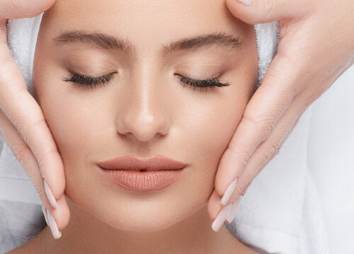 Photo of a woman getting a HydroDiamond™ Facial